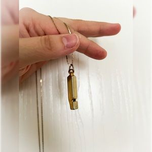 Vintage Train Whistle Necklace